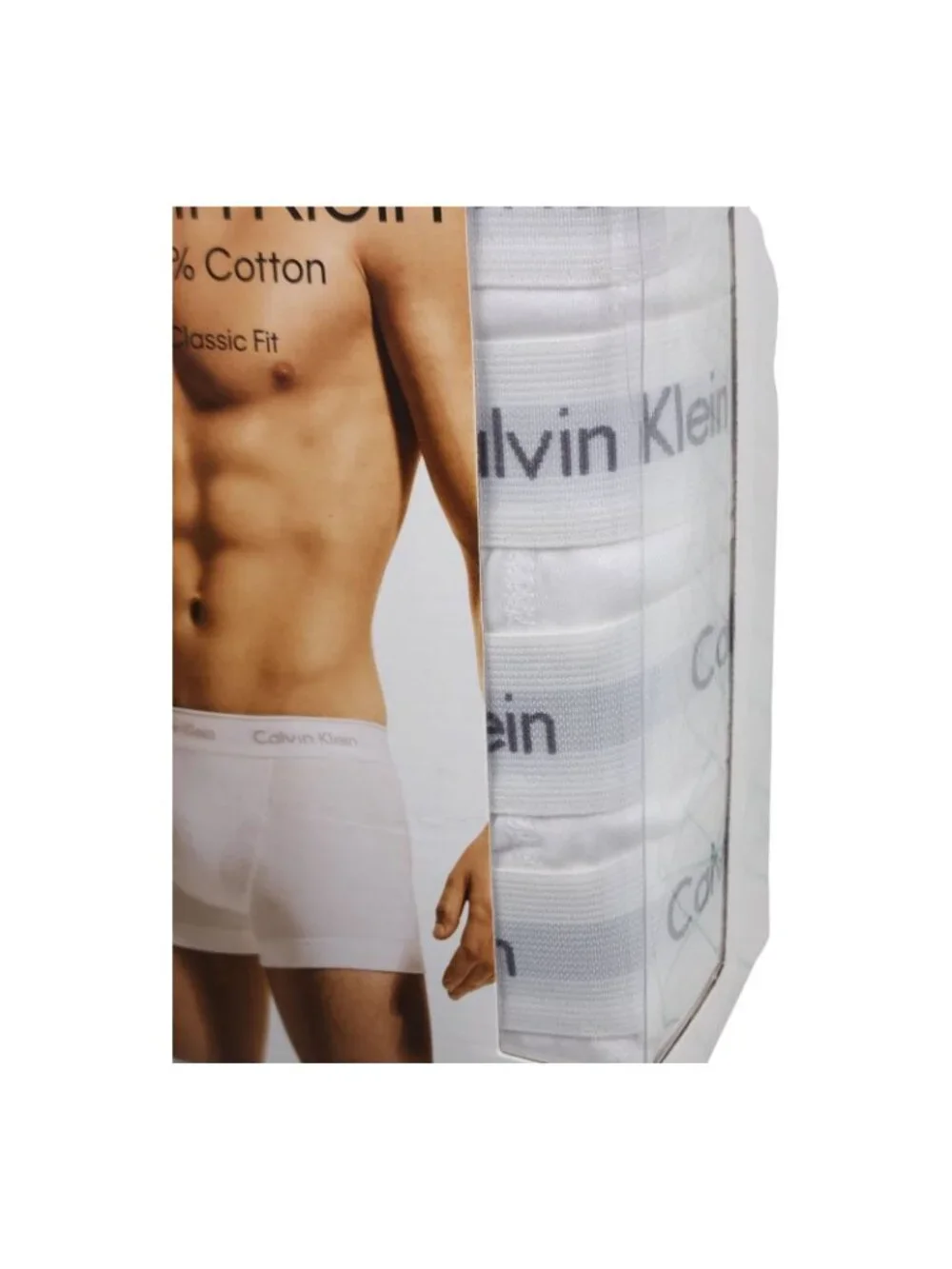 Calvin Klein Mens 5-Pack Classic Fit Cotton Trunks White 2XL XXL  $70